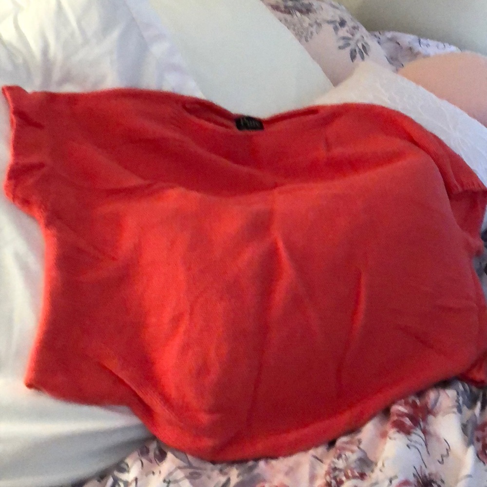 Orange sweater